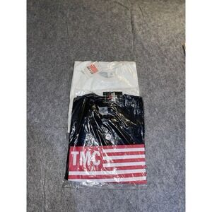 Lot of 2 The Marathon Clothing TMC T-Shirts Nipsey Hussle Black White Mens Small